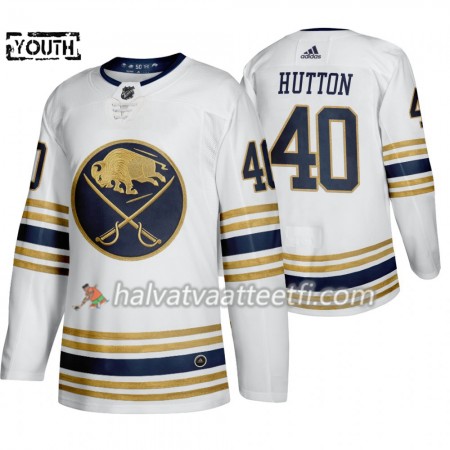 Lasten NHL Buffalo Sabres Pelipaita Carter Hutton 40 50th Anniversary Adidas 2019-20 Valkoinen Authentic Lasten NHL Buffalo Sabres Pelipaita Carter Hutton 40 50th Anniversary Adidas 2019-20 Valkoinen Authentic